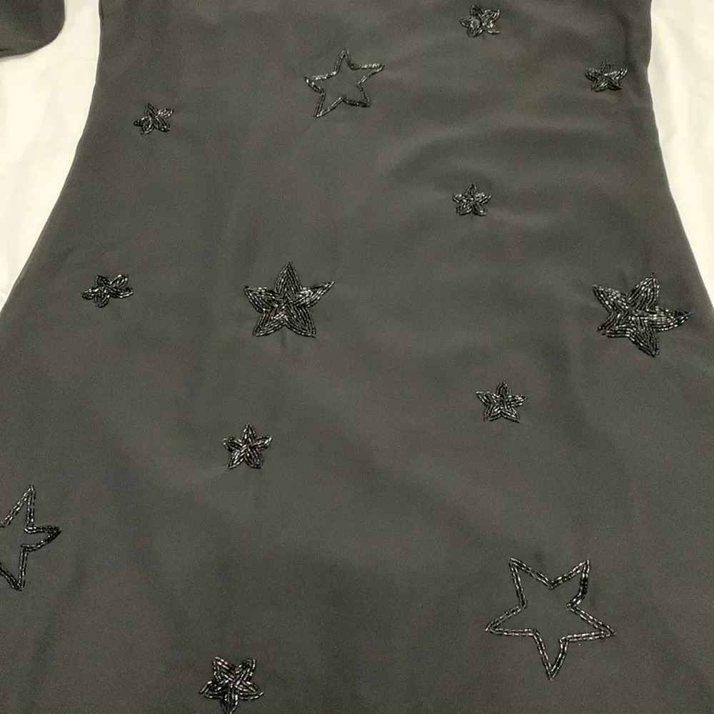 Chaser Bell Sleeve Beaded Dress M - Picture 13 of 13